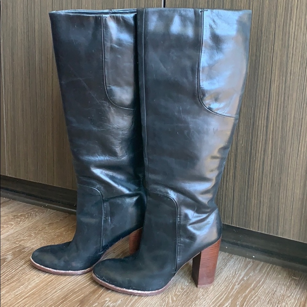 Ivanka Trump leather knee high boots size 7.5